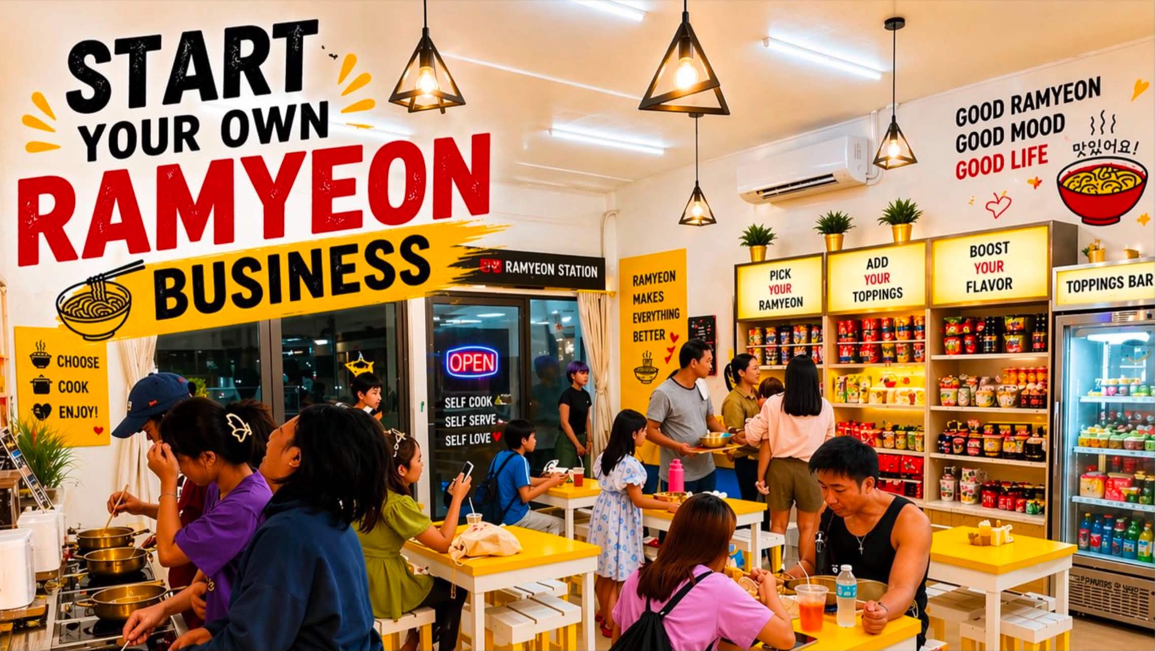 DIY KOREAN RAMEN BUSINESS Banner